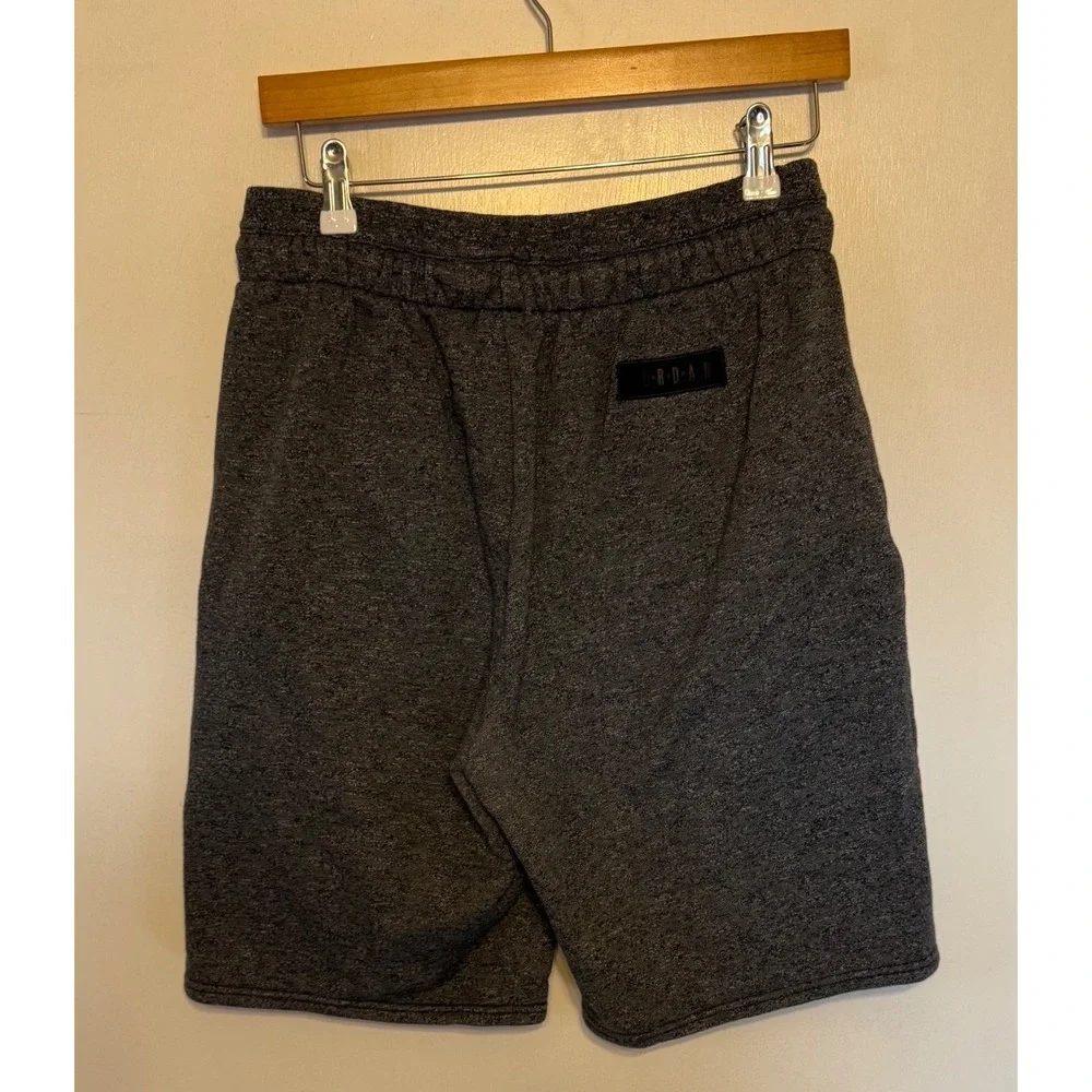 Jordan Mens Fleece Athletic Shorts Charcoal Grey Heather Jumpman Logo Size M